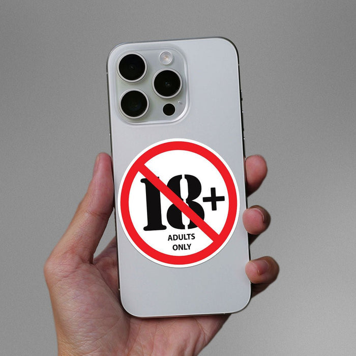 Adults Only Sticker - Stickers | STICK IT UP
