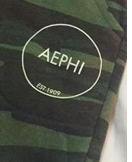 Aephi Camo  Jogger Circle Logo