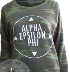 Aephi Camo Long Sleeve Circle Screen