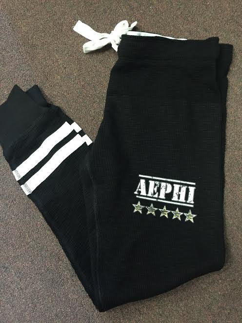 Aephi Military Logo with White Stars on Jogger