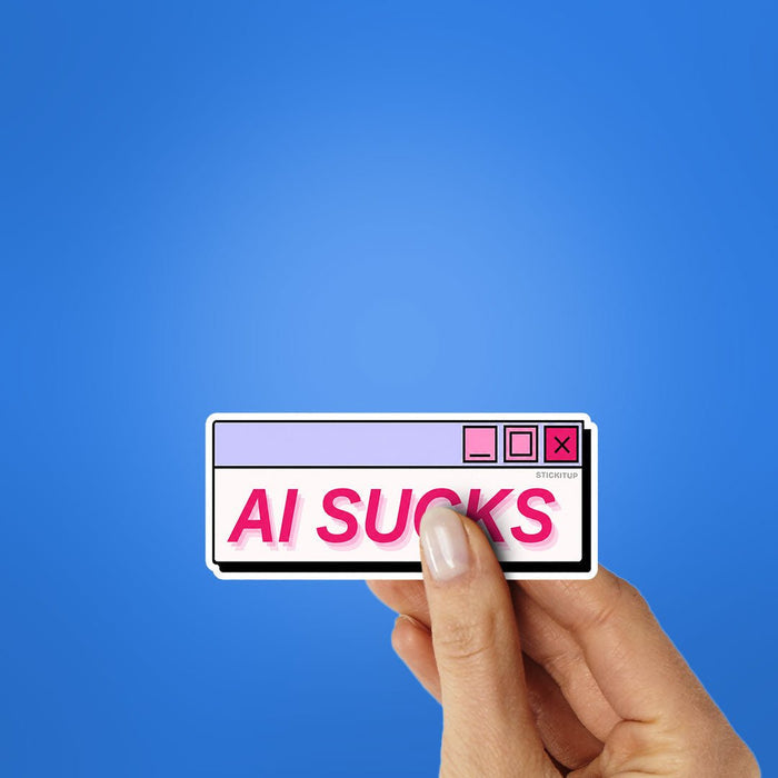 AI Sucks Sticker - Stickers | STICK IT UP