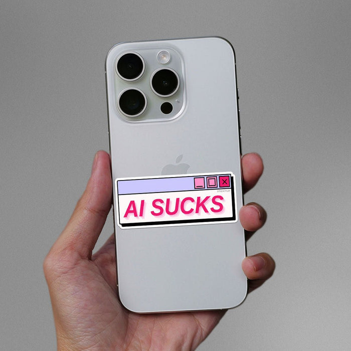 AI Sucks Sticker - Stickers | STICK IT UP