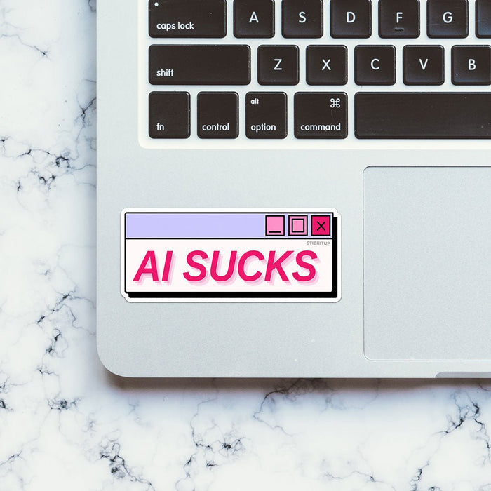 AI Sucks Sticker - Stickers | STICK IT UP