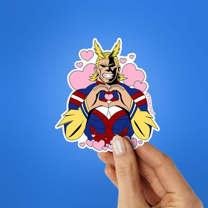 All Might Love Sticker - Stickers | STICK IT UP
