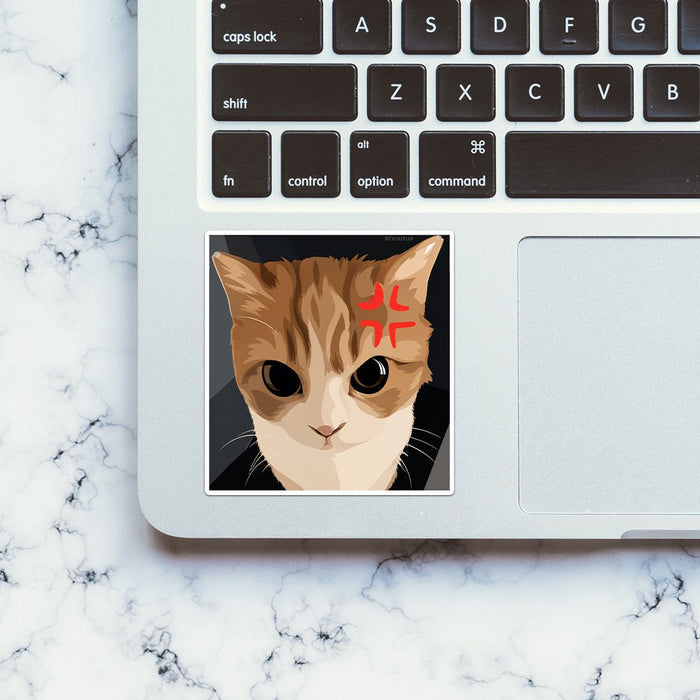 Angry Cat Meme Sticker - Stickers | STICK IT UP