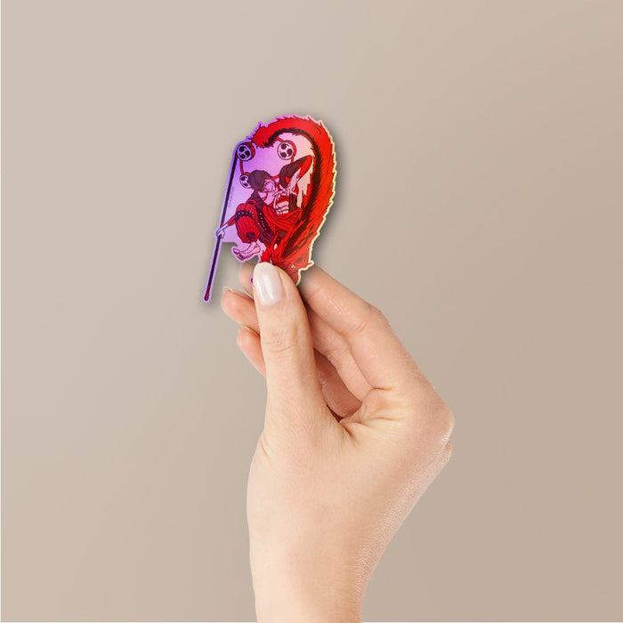 Anime Red Dragon Holographic Stickers - Holographic stickers | STICK IT UP