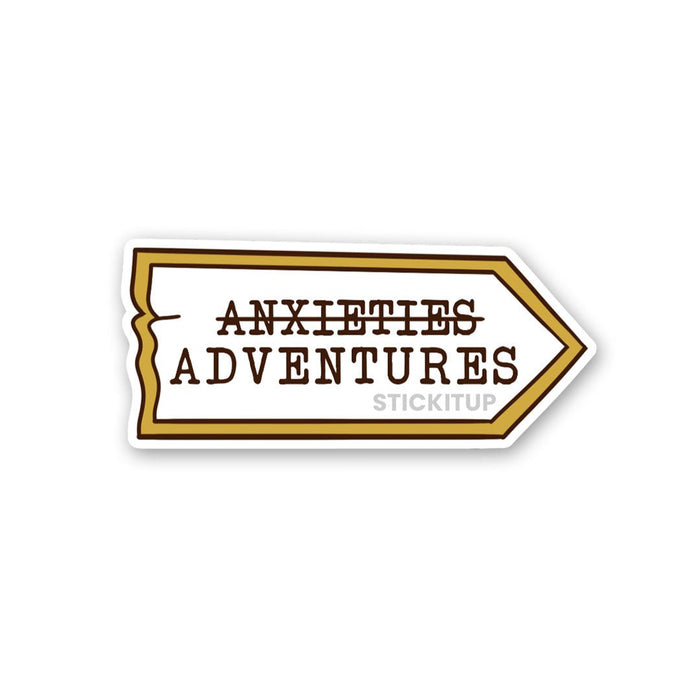 Anxieties Adventures Sticker - Stickers | STICK IT UP