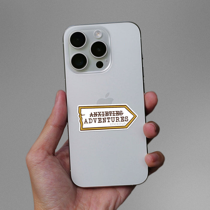 Anxieties Adventures Sticker - Stickers | STICK IT UP