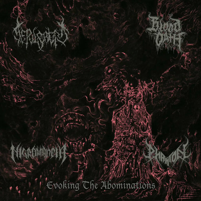 APR2026- NEW PRODUCTS part1 LP LP8 IXP206 - SEPULCRUM / BLOOD OATH / NIGROMANCIA / PHANTOM - EVOKING THE ABOMINATIONS LP