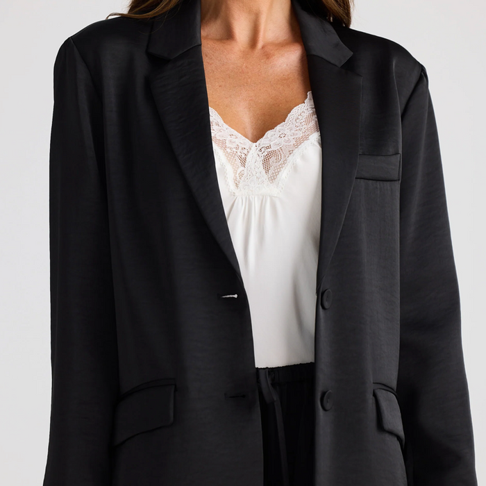 Astrid Black Blazer (Brave + True)