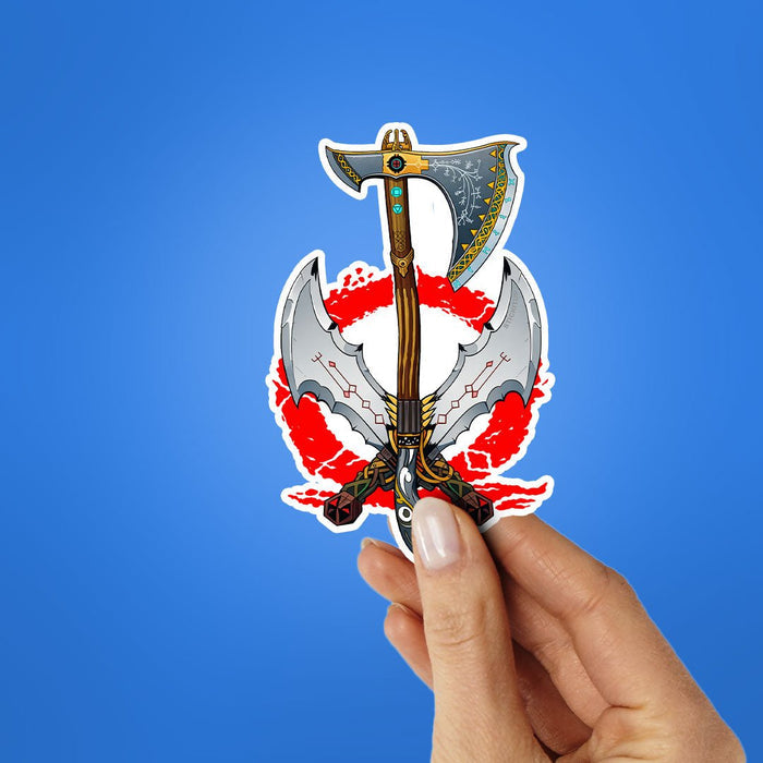 Axe Warrior Art Sticker - Stickers | STICK IT UP
