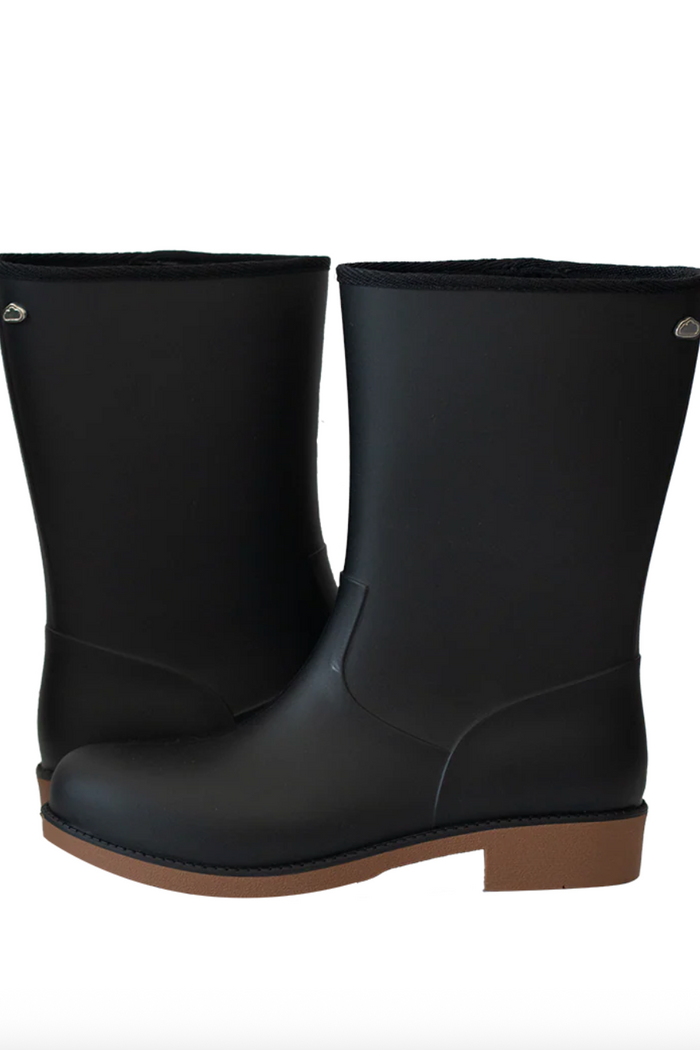 Ballito Mid-Calf Black (Silver Lining)