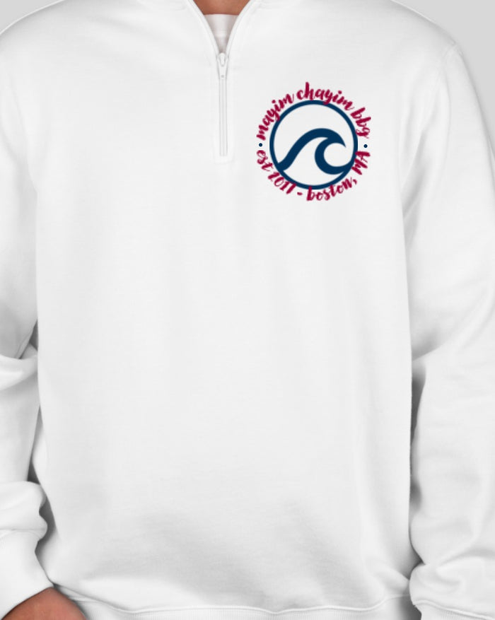 BBG 1/4 Zip (Please put the name going on  the back in the note to sender box on the check out page)