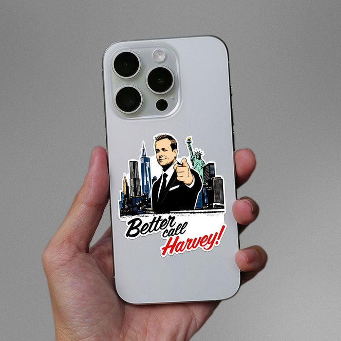 Better Call Harvey Sticker - Stickers | STICK IT UP