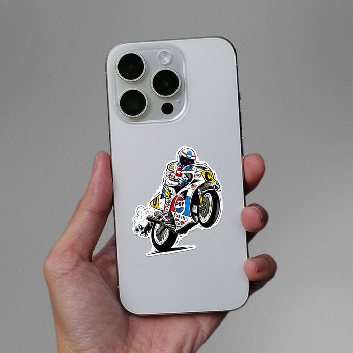 Biker Race Sticker - Stickers | STICK IT UP