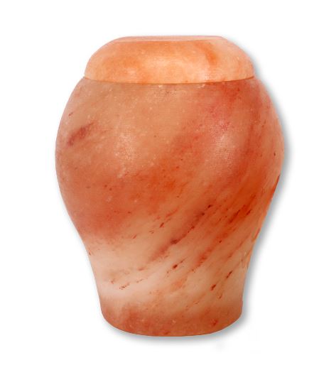 Bio-Degradable, Eco-Friendly Adult Amara Salt Funeral Cremation Urn, 202 Cubic Inches