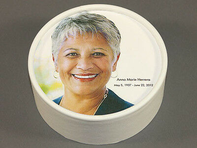 Biodegradable Adult Lily Scattering Tube Funeral Cremation Urn - 200 cubic inches