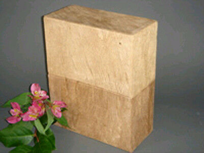Biodegradable Eco-Friendly Adult Funeral Cremation Urn w. Floral Finish