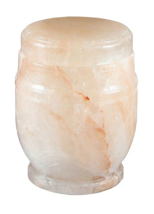 Biodegradable, Eco-Friendly Athena Salt Adult Funeral Cremation Urn, 202 Cubic Inches