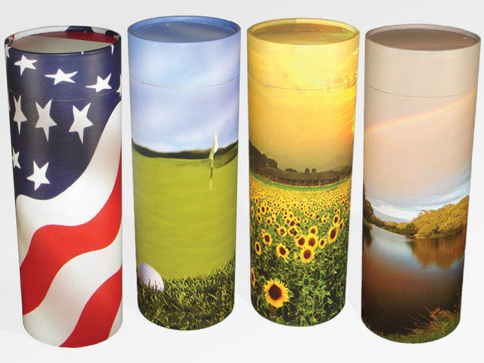 Biodegradable Large/Adult 200 Cubic Inches Golfer Scattering Tube Funeral Cremation Urn