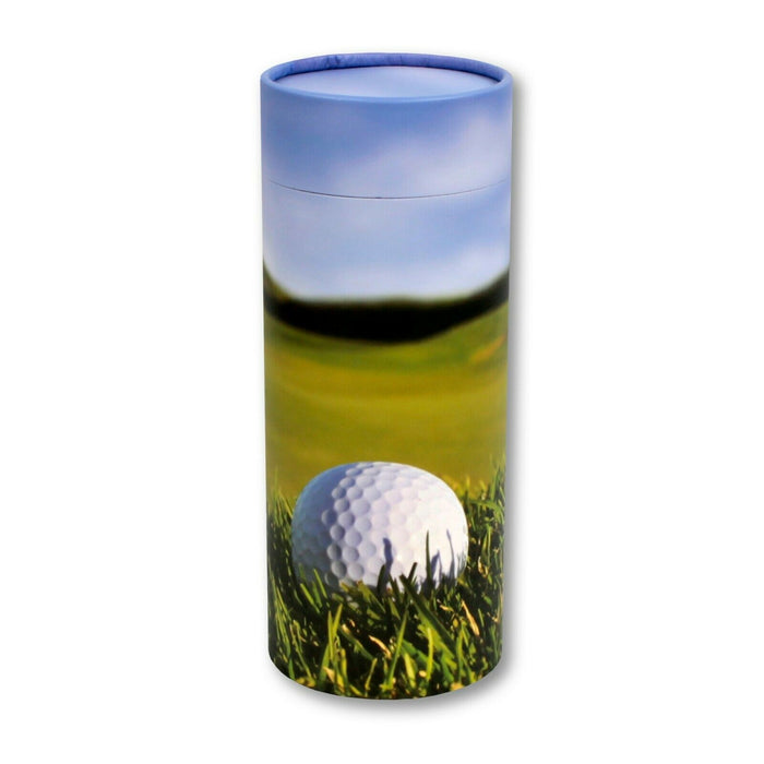 Biodegradable Small/Keepsake 20 Cubic Inches Golfer Scattering Tube Funeral Cremation Urn