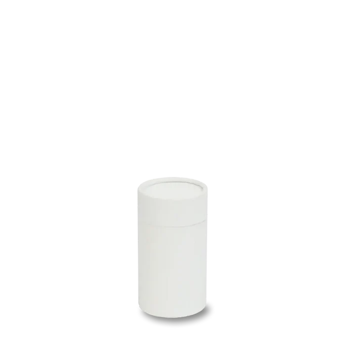 Biodegradable Small/Keepsake 20 Cubic Inches White Leather Scattering Tube Funeral Cremation Urn