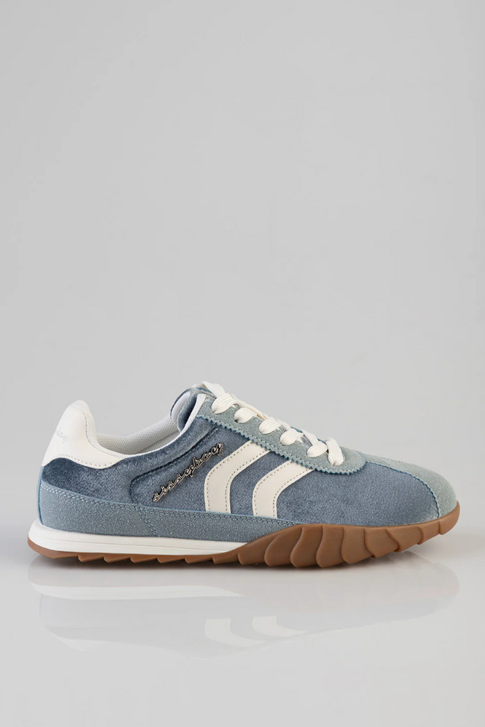Blue Velvet Sneaker (Sissy Boy)