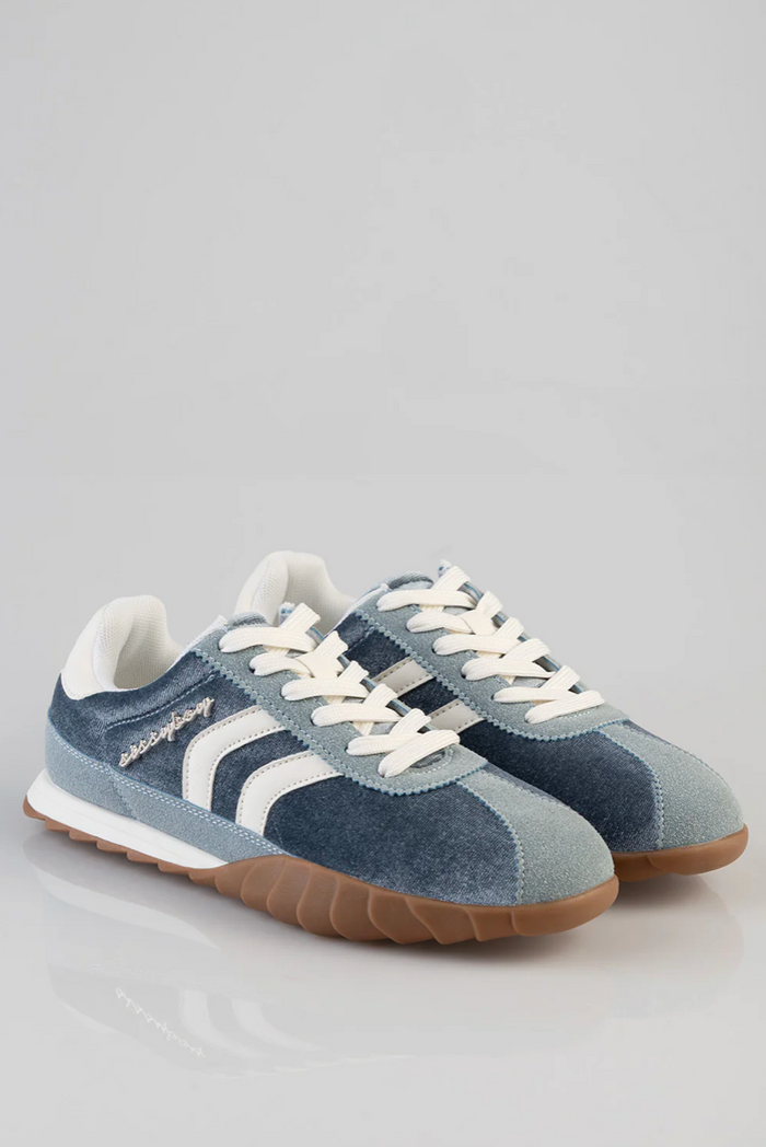 Blue Velvet Sneaker (Sissy Boy)