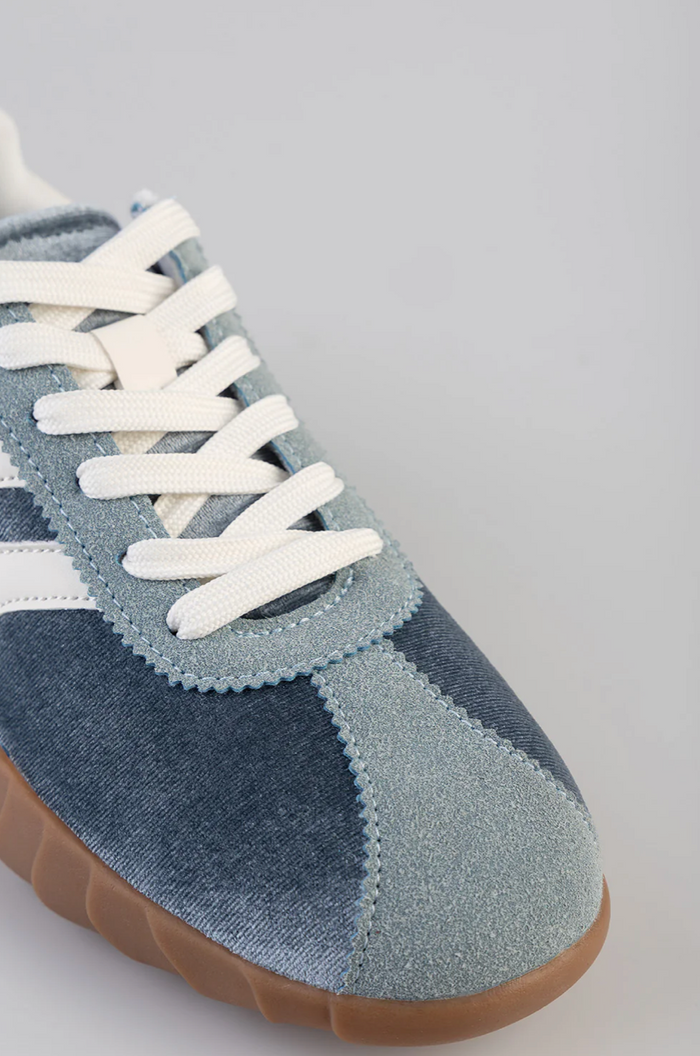Blue Velvet Sneaker (Sissy Boy)