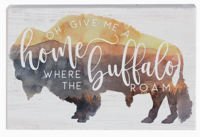 Buffalo Roam - Small Talk Rectangle
