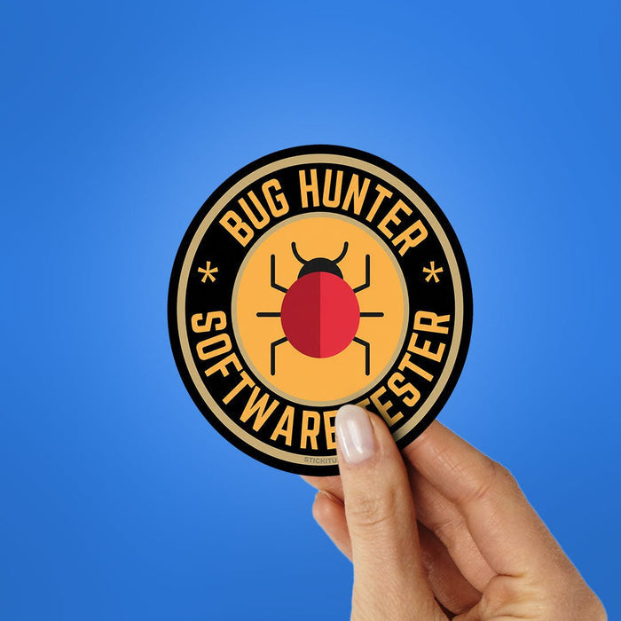 Bug Hunter Software Tester Sticker - Stickers | STICK IT UP