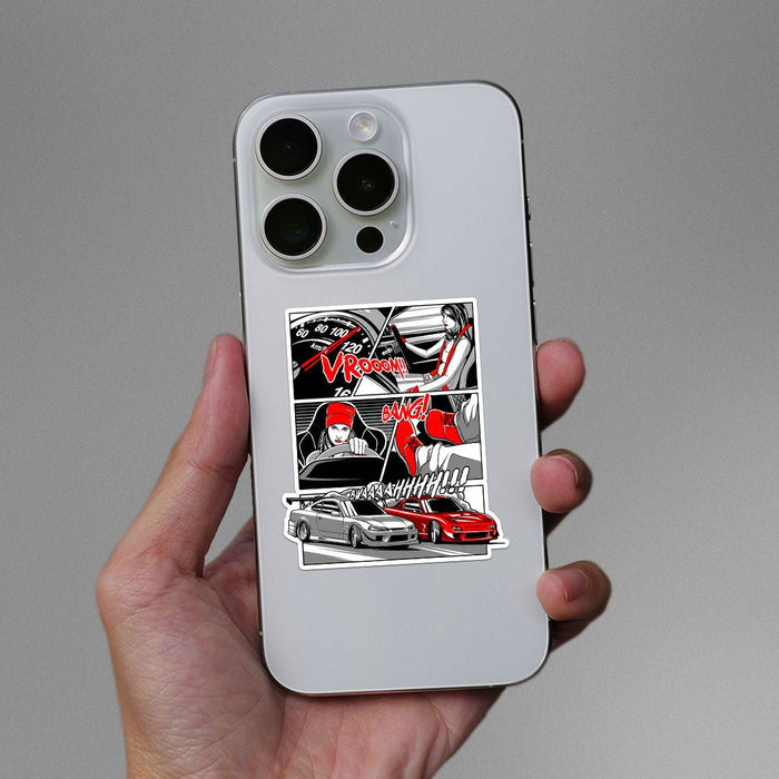 Car Vrooom Sticker - Stickers | STICK IT UP