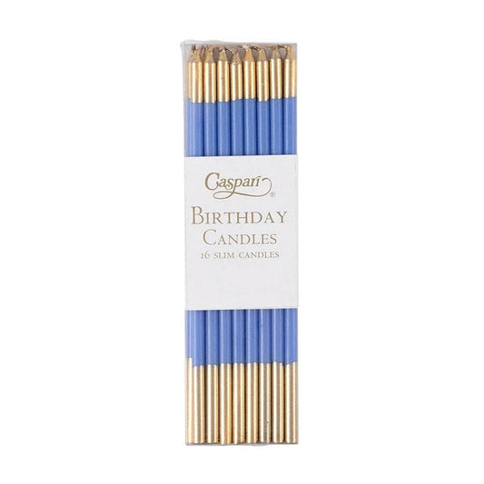 Caspari - Birthday Slims - french blue - Findlay Rowe Designs