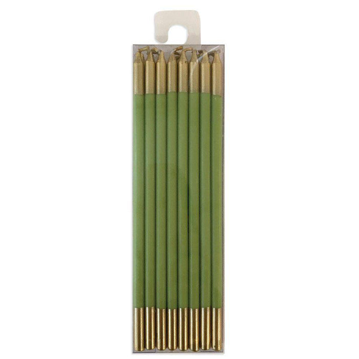 Caspari - Birthday Slims - moss green - Findlay Rowe Designs