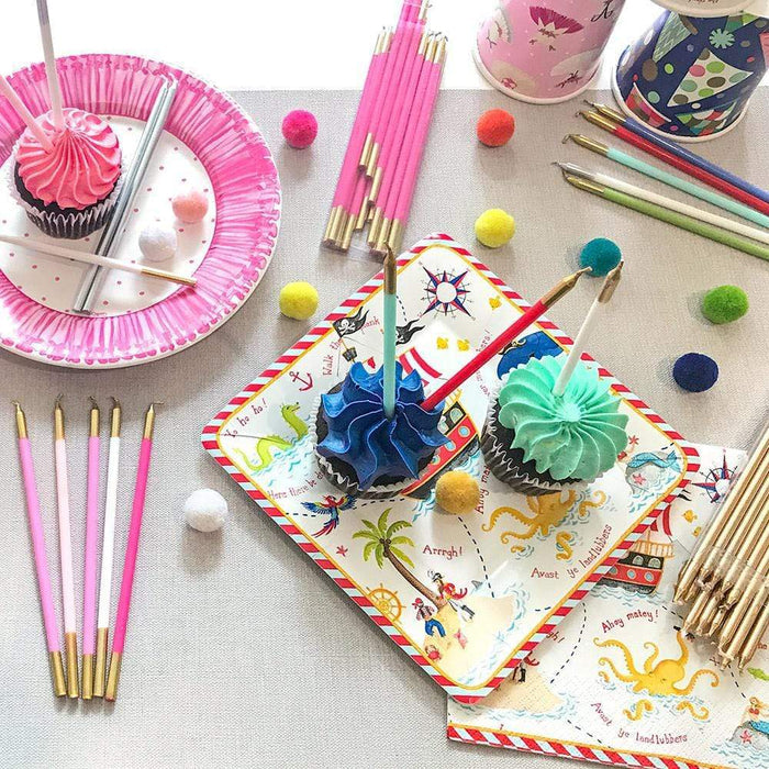 Caspari - Birthday Slims - moss green - Findlay Rowe Designs