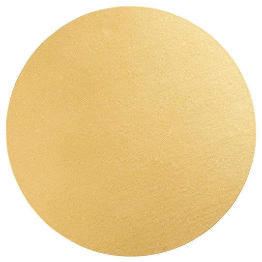 Caspari - Placemat - Luster - Gold - Round - Findlay Rowe Designs
