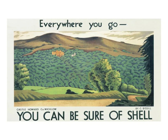 Castle Howard, Shell Oil, 1932 - VINTAGEARTREPRINTS.COM