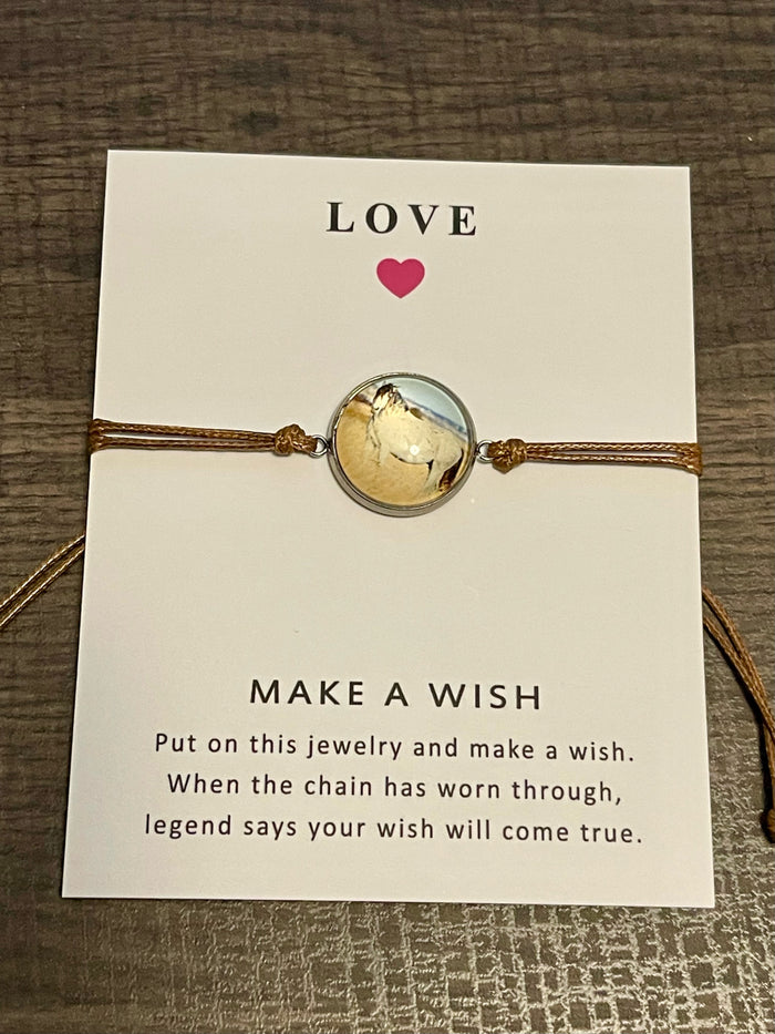 Chasing Horses wish bracelet