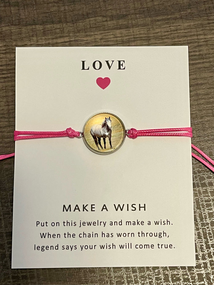 Chasing Horses wish bracelet