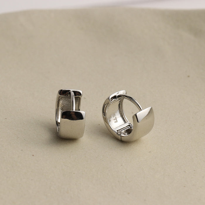 Chunky Huggie Hoops By La Lovely - La Lovely Vintage