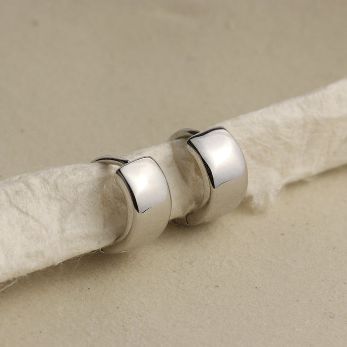 Chunky Huggie Hoops By La Lovely - La Lovely Vintage