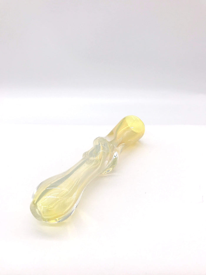 Smoke Station Hand Pipe Clear Clear twisted chillum hand pipe
