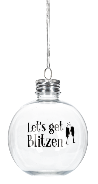 Cocktail Ornament with Recipe in Dump