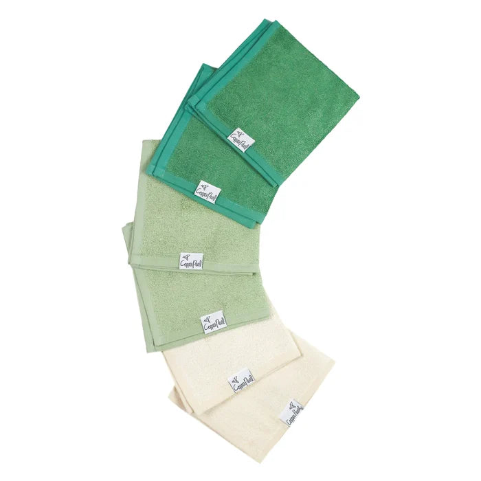 Copper Pearl 6 Ultra Soft Wash Cloths in Haven