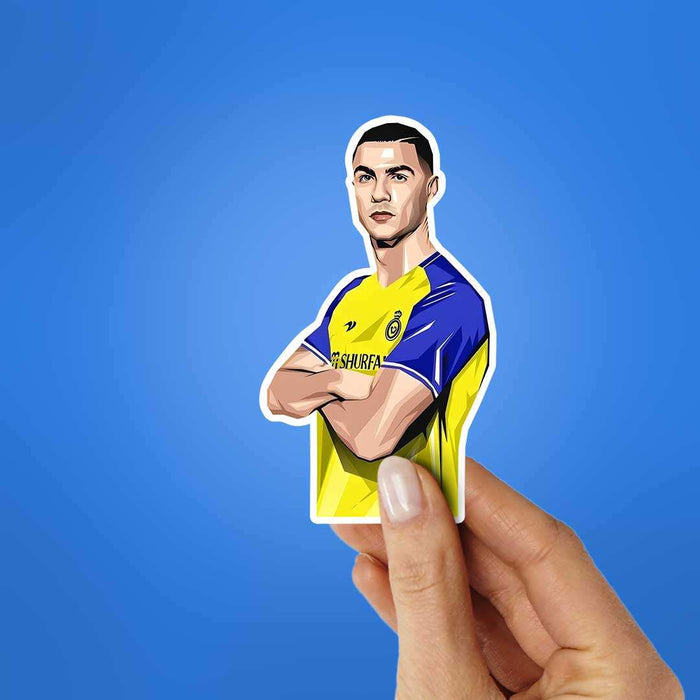 Cristiano Ronaldo Al Nassr Sticker - Stickers | STICK IT UP