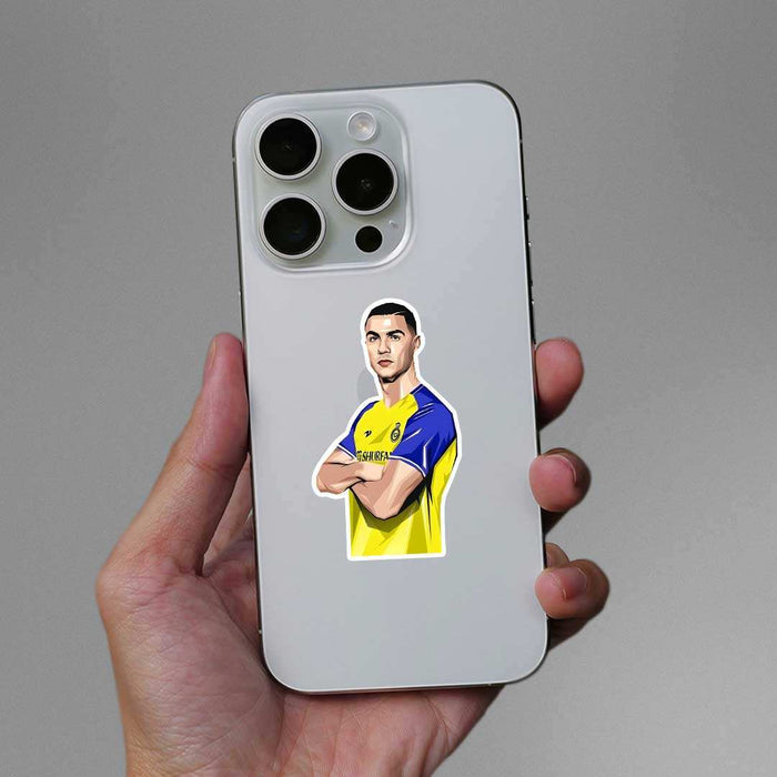 Cristiano Ronaldo Al Nassr Sticker - Stickers | STICK IT UP