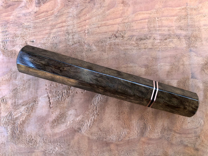 Custom Japanese Knife handle (wa handle) - Canxan Negro Burl