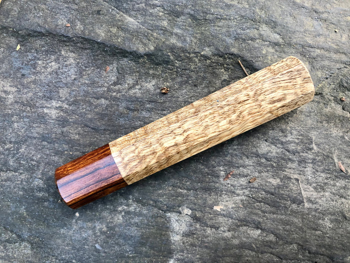 Custom Japanese Wa Handle - Curly mango and ironwood