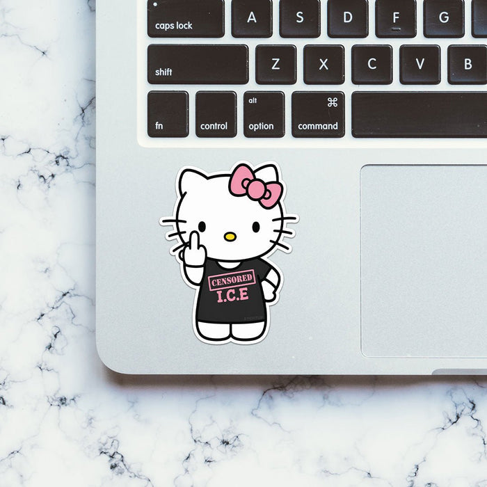 Cute Cat Censored Sticker - Stickers | STICK IT UP