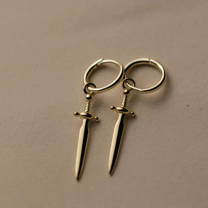 Dagger Hoops - La Lovely Vintage